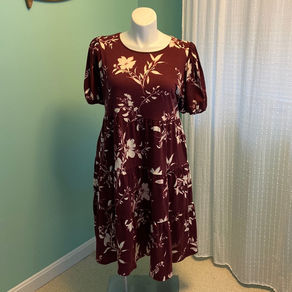 Ava & Viv Maroon Dress X